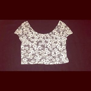 Floral crop top