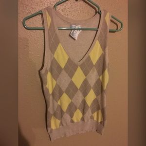 Cute Argyle Vest