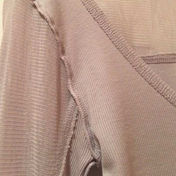 Free people shirt, heather gray shirt,Long sleeve - Picture 2 of 3