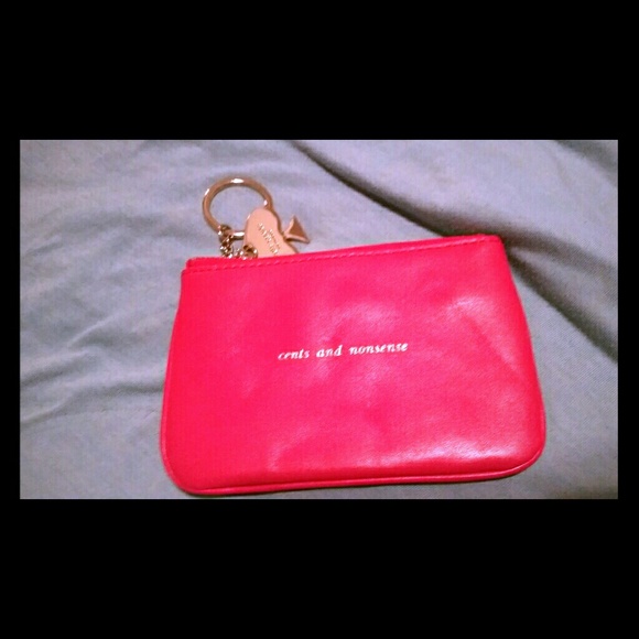 Hot pink Kate Spade Leather Wallet