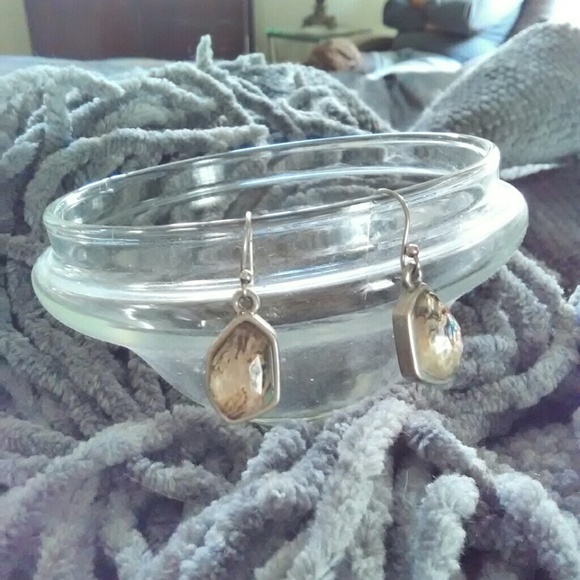 Opalescent earrings