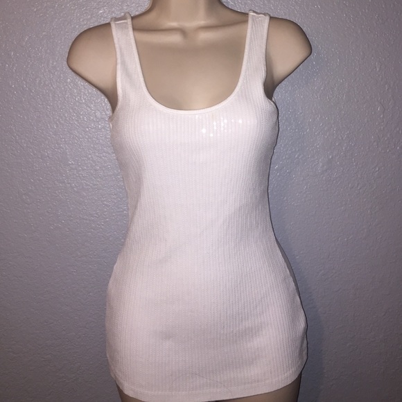 Express sequin tank top size small - Picture 2 of 4