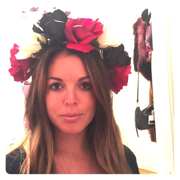 handmade flower crown perfect for halloween