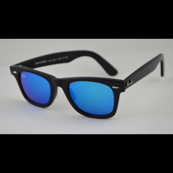 blue mirror lens ray bans