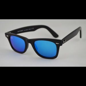 blue mirror lens ray bans