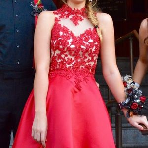 Red Homecoming Dress; worn once!!