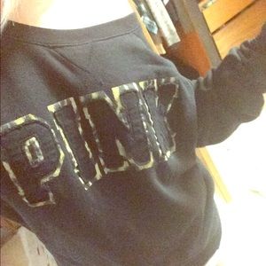 Pink crew neck! L but more like M