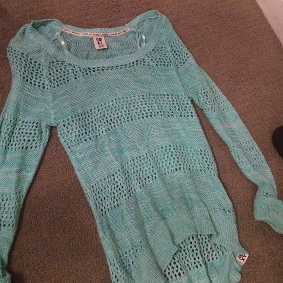 teal roxy sweater!!