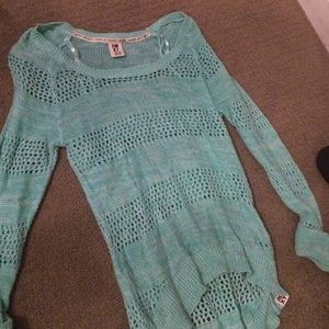 teal roxy sweater!!