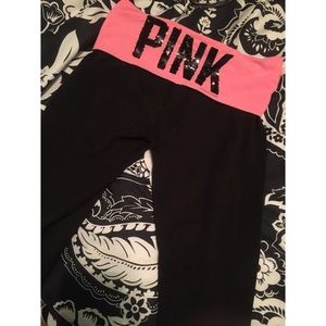 Pink VS PINK Yoga Pants with Sequins! XS