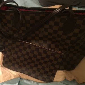 Louis Vuitton bag and coin purse