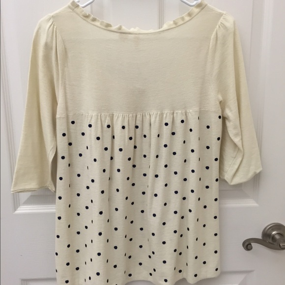 SOLD Anthropologie Moth Embroidered Dots Sweater - Picture 3 of 4