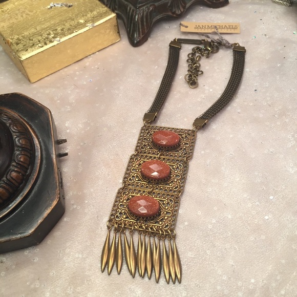 Jan Michaels Jewelry - 🌟FAIRYMOM26 JAN MICHAELS Brass/Sunstone Necklace