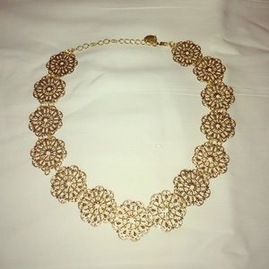 Gold toned bohemian looking choker