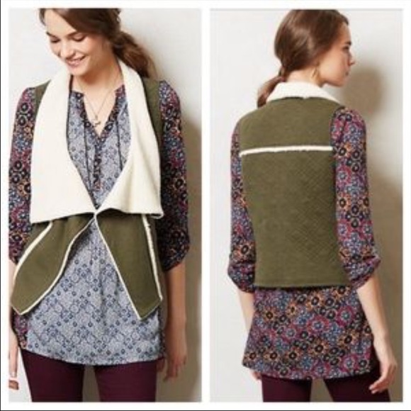 Anthropologie Jackets & Blazers - Anthropologie Quilted Darjeeling vest