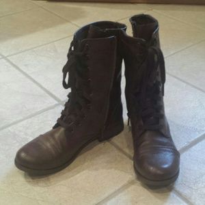 Mossimo Brown Combat Boots