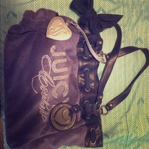 Juicy Couture terry cloth hand bag