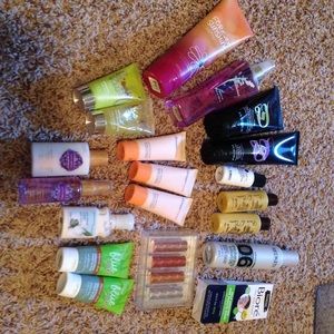 Fragrance, lipsticks, bath & body, hair care, ETC
