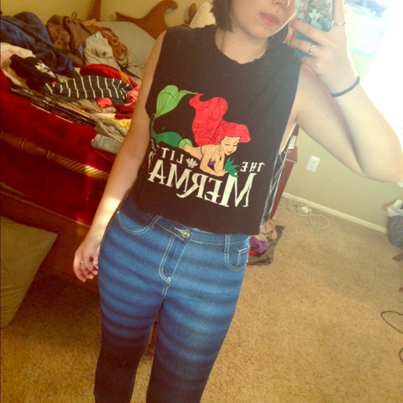 Little Mermaid Crop Top