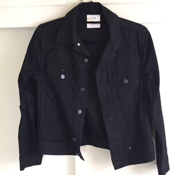 AA BLACK DENIM JACKET