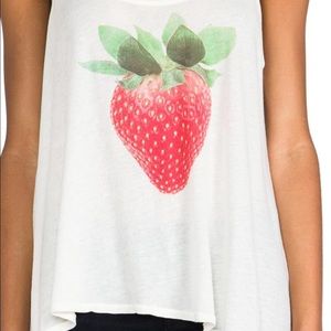 Wildfox strawberry tank