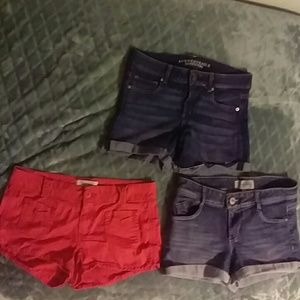 3 pairs of size 12 shorts