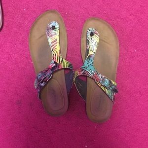 Colorful sandals
