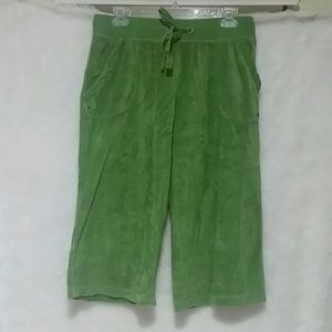 Small green capris