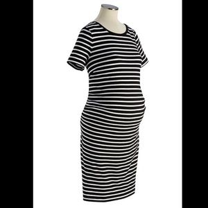 Old Navy Striped Maternity Dress