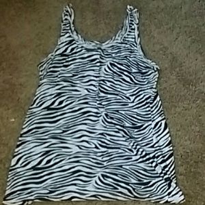 Zebra Tank Top