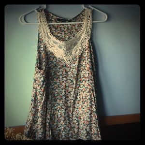 Forever 21 floral tang top