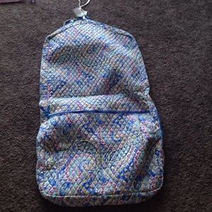 Vera Bradley garment bag in Capri blue