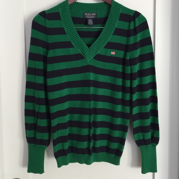 Ralph Lauren Wide-Striped Sweater