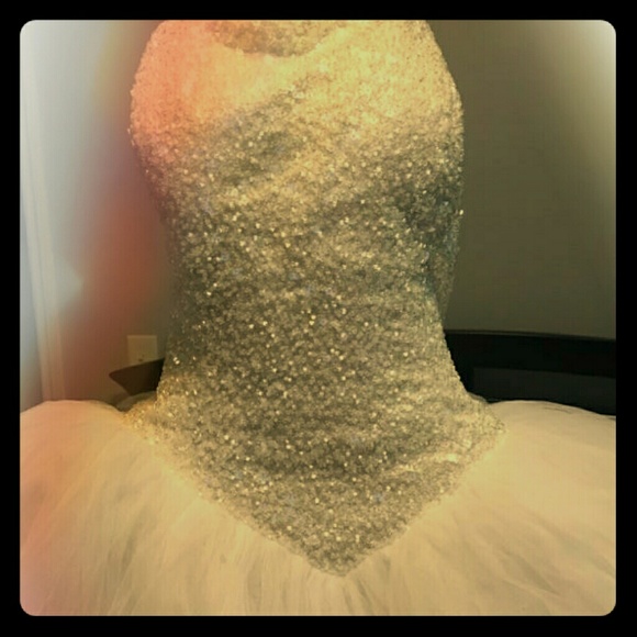 Wedding dress. Also can be a sweet 16 dress