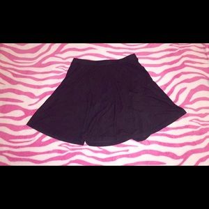 Black skater skirt