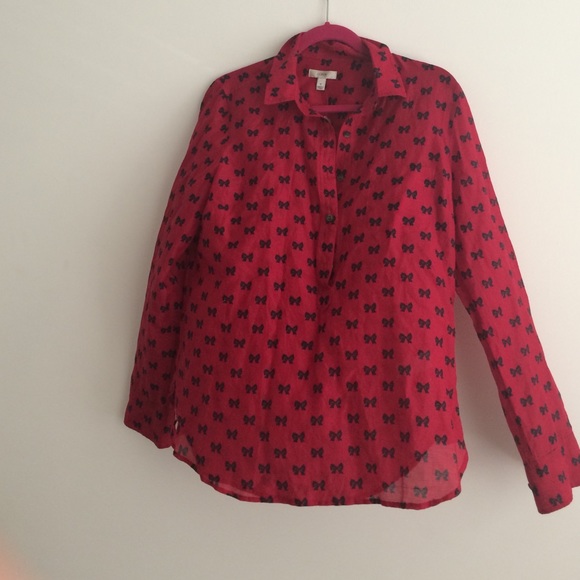 Darling bow blouse!