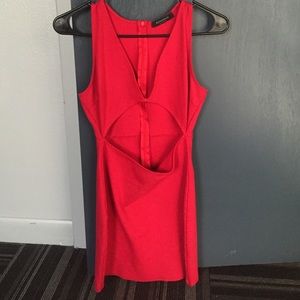 Red nasty gal dress