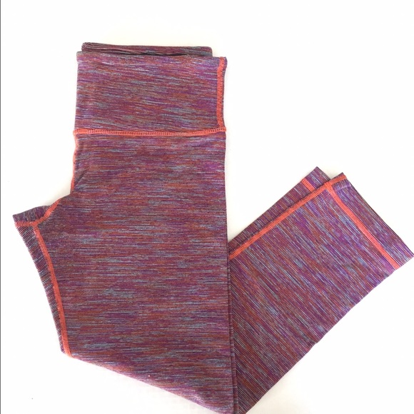 Lululemon old school wee stripe Wunder under crop