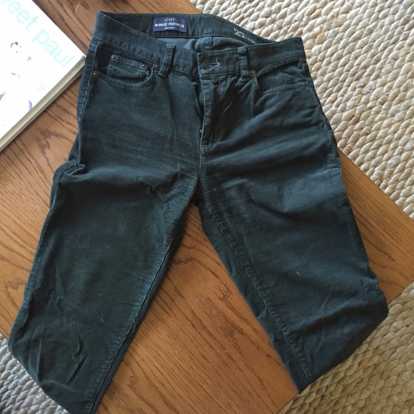 J. Crew Midrise Toothpick Corduroys