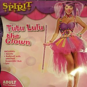 Ladies sexy clown costume