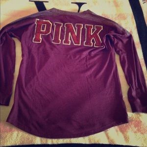 ✖️SOLD✖️ Maroon sequined bling shirt