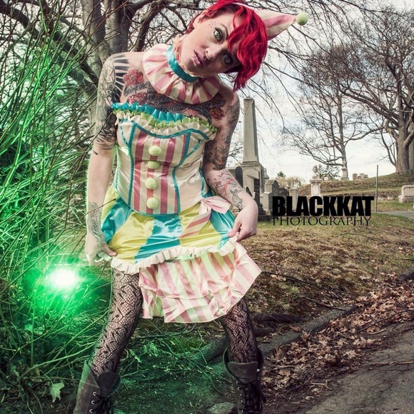 Sexy women's clown costume