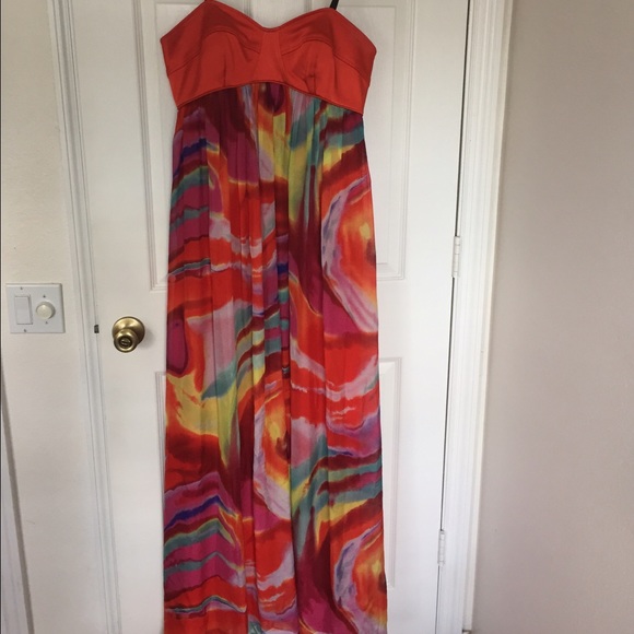 HOUSE OF DEREON CHIFFON BUSTIER DRESS. (Beyonce) - Picture 2 of 4