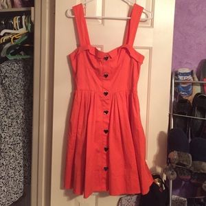 Coral Betsy Johnson dress