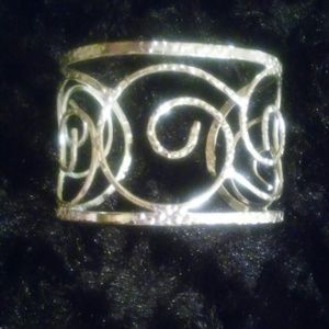 Beautiful silver cuff bracelet