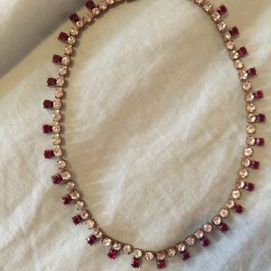 Antique rhinestone choker found in England