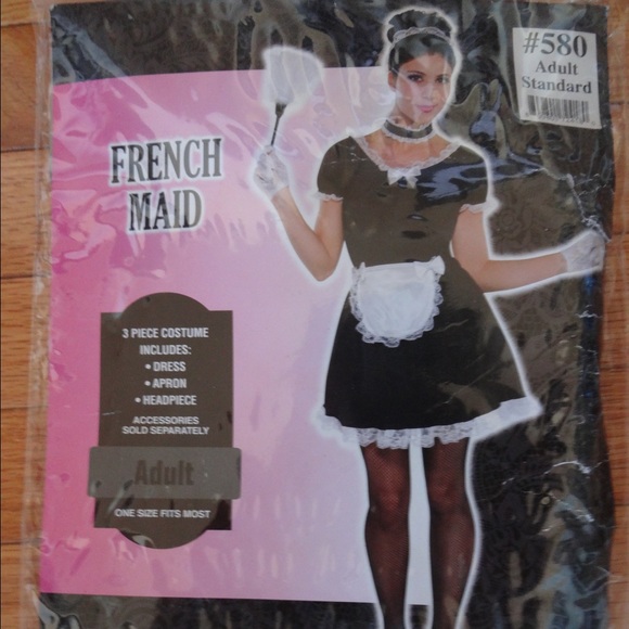 FRENCH MAID HALLOWEEN COSTUME - Picture 4 of 4