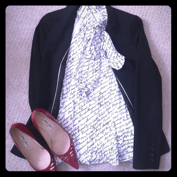 French Script Blouse