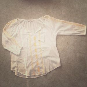 Loft 3/4 Length blouse