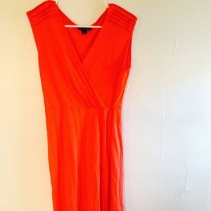 ‼️SOLD‼️Small red banana republic wrap dress!